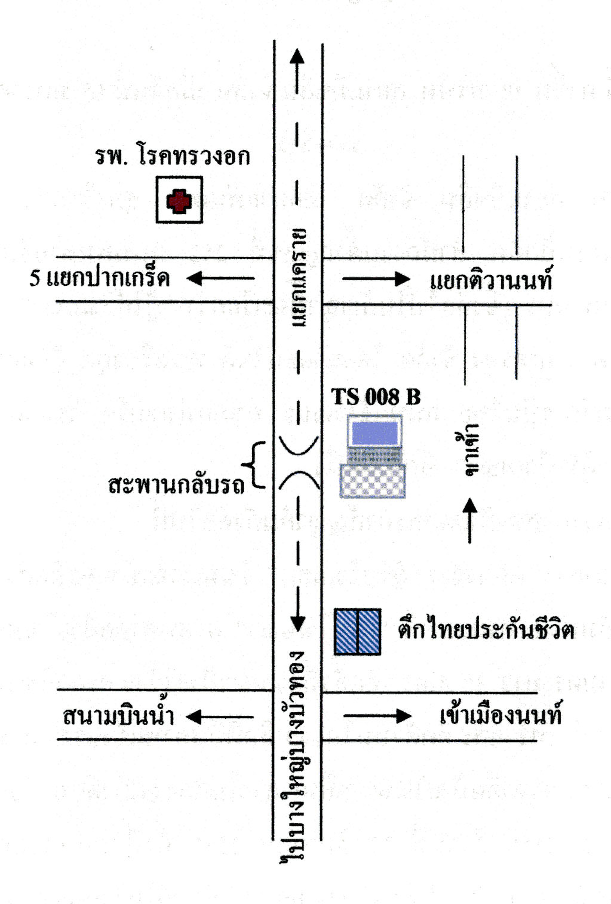 ป้ายโฆษณาริมถนนรัตนาธิเบศร์ ใกล้ตึกไทยประกันชีวิต(ขาเข้า) รูปที่ 3